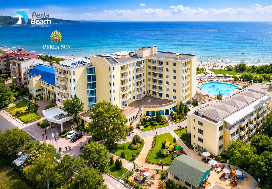 Почивка в Приморско: Нощувка на човек на база All Inclusive + безплатен вход за Аквапланет Приморско от Перла Сън Бийч****. Дете до 11.99г - БЕЗПЛАТНО!
