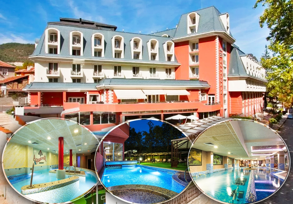 Уикенд в хотел Акватоник****, Велинград! Нощувка в двойна стая на човек със закуска,вечеря* + външен и вътрешен басейн и СПА пакет