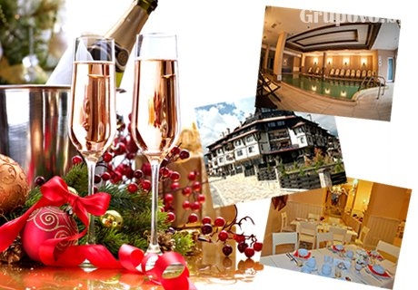 Нова Година 2020 в хотел Мария-Антоанета Резиденс, Банско! 3 нощувки на човек със закуски и вечери, едната + басейн и релакс пакет