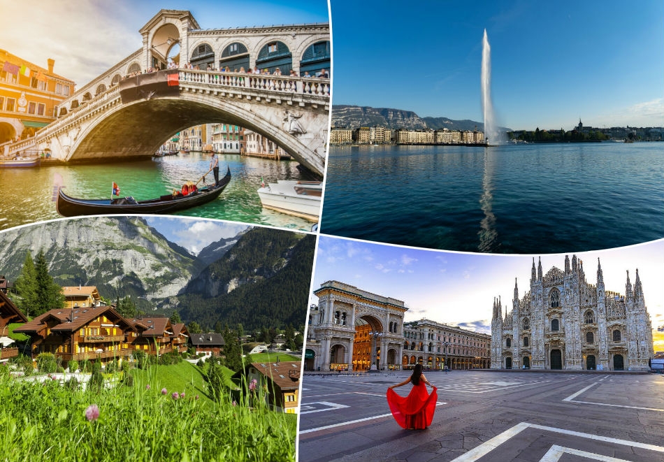 Екскурзия до Швейцария и Италия: Берн, Люцерн, Цюрих, Женева, Монтрьо и Милано! 5 нощувки на човек със закуски + транспорт от ТА Холидей БГ Тур