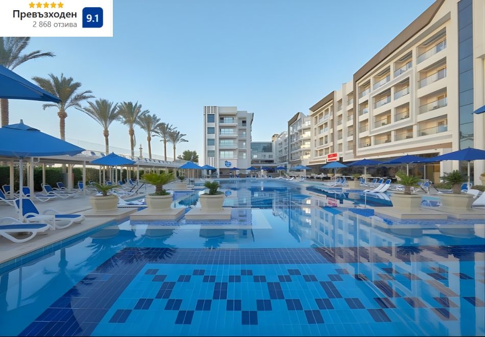 Екскурзия до Кайро и Хургада, Египет: Чартърен полет от София + 6 нощувки на човек на All Inclusive в Bellagio Resort and Spa 5* + 1 нощувка със закуска, обяд, вечеря и посещение на пирамидите