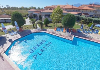 Grand Platon 4* - Ранни резервации за ЛЯТО 2020 в Гърция, Олимпийска Ривиера: 3, 5 или 7 нощувки на база закуска и вечеря или All Inclusive на цени от 165 лв на човек