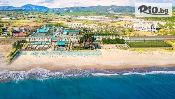 Самолетна почивка на първа линия в Сиде! 7 Ultra All Inclusive нощувки в Marine Family Club Hotel 5* + мини Аквапарк, с полет от София