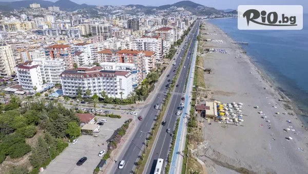 Самолетна почивка в Sun Star Beach Hotel 4*, Алания на 50 метра от плажа! През Септември и Октомври 7 All Inclusive нощувки + открит басейн и водна пързалка, с полет от София