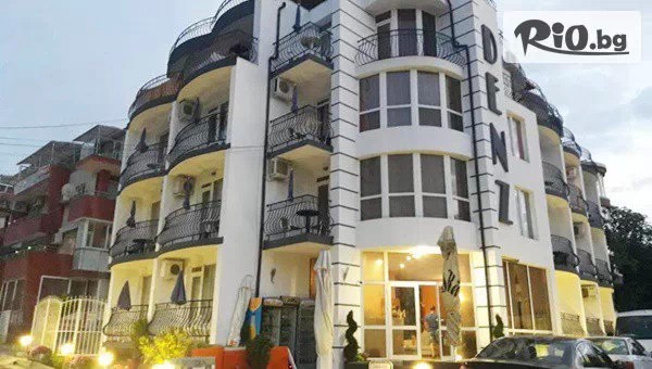 Почивка в Семеен хотел Денз, на 50 м. от брега на морето в Черноморец до 30 Април! Нощувка + паркомясто