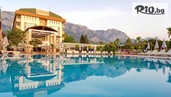 5-звездна самолетна почивка в Armas Gul Beach 5* Кемер през Май и Юни! 7 Ultra All Inclusive нощувки + външни басейни с 2 водни пързалки, с полет от София