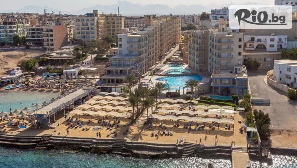 Почивка в Хургада, Египет в Sphinx Aqua Park Beach Resort 4*! 7 All Inclusive нощувки + самолетни билети