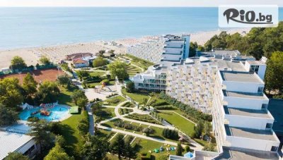 Лято 2026 в Хотел Лагуна Маре 4* на 50м. от плажа в Албена! All Inclusive нощувка + басейн с минерална вода, 2 шезлонга и 1 чадър на плажа, през цялото лято