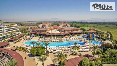 Лято 2026 в Crystal Paraiso Verde Resort & SPA 5* в Белек! 7 Ultimate All Inclusive нощувки + басейн и водни пързалки, с полет от София