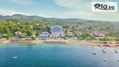 Лятна почивка в Elinotel Sermilia Resort 5*, Халкидики, Ситония на първа линия! 7 Ultra All Inclusive нощувки + безплатни чадъри и шезлонги на плажа + автобусен транспорт