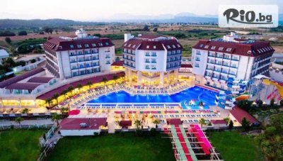 Късно лято в Ramada Resort By Wyndham Side 4*, Сиде! През Септември и Октомври - 7 All Inclusive нощувки в + открит басейн и 5 водни пързалки, с полет от София