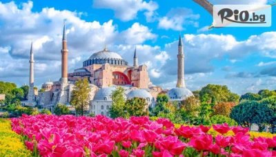 Фестивал на лалето в Истанбул! 2 нощувки със закуски + транспорт от София и възможност за разходка с кораб по Босфора
