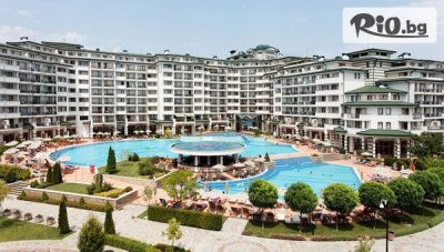През Юли и Август на море в Равда! Нощувка на база All Inclusive + Спа, вътрешен и 3 външни басейни, шезлонг и чадър, от Хотел Емералд Бийч Ризорт и Спа