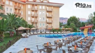КЪСНО ЛЯТО: Самолетна почивка в Akka Hotels Claros 4*, Кемер! 7 All Inclusive нощувки + открит басейн с водна пързалка и бар на плажа, с полет от София - Септември и Октомври