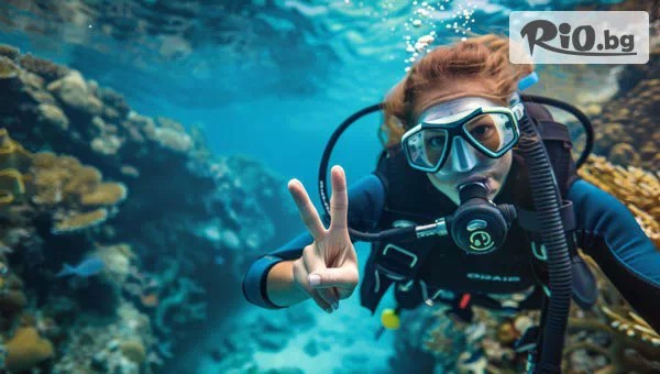 Пробно водолазно гмуркане Scuba Discovery - с екипировка, инструктор и видеозаснемане, от Водолазен център Due