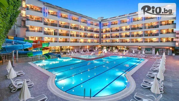 Самолетна почивка в Avena Resort and SPA 4*, Алания през Май и Юни! 7 All Inclusive нощувки + открит басейн и водни пързалки с полет от София