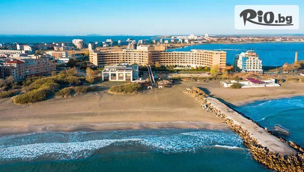 СПА почивка на първа линия в Гранд Хотел Поморие 5*! Нощувка, закуска и вечеря за Двама + вътрешен солен басейн и СПА