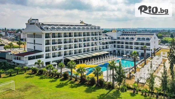 5-звезден лукс в Hane Sun Elite Hotel 5*, Сиде през Май, Юни и Септември! 7 All Inclusive нощувки + двупосочен самолетен билет
