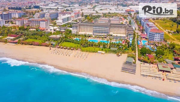 Самолетна почивка на първа линия в MC Arancia Resort Hotel 5*, Алания! 7 Ultra All Inclusive нощувки с полет от София през Септември и Октомври