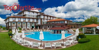 СПА Хотел Езерец 4* , Благоевград! Нощувка + закуска, вечеря, напитки, вътрешен и външен минерален басейн, вътрешно и външно минерално джакузи и СПА пакет на цени от 76 лв. на човек